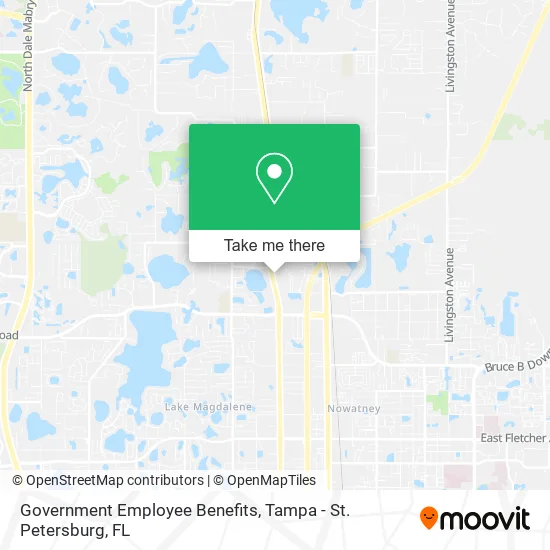 Government Employee Benefits map