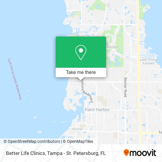 Better Life Clinics map