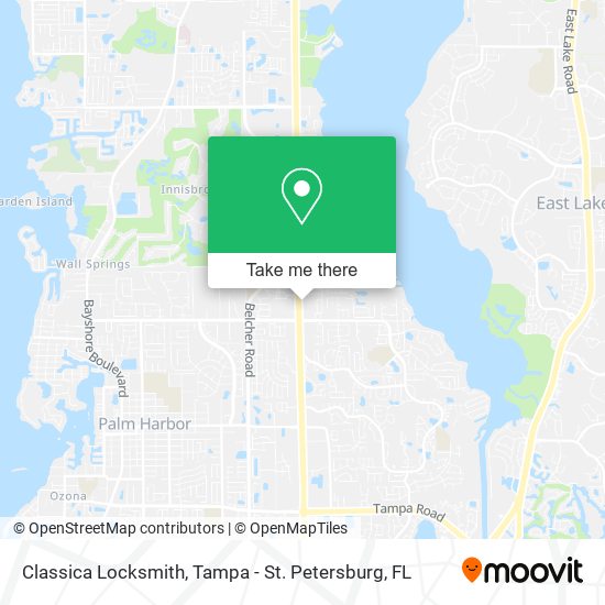 Classica Locksmith map