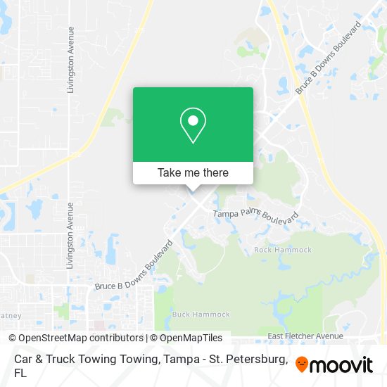Car & Truck Towing Towing map