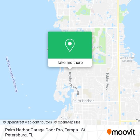 Palm Harbor Garage Door Pro map
