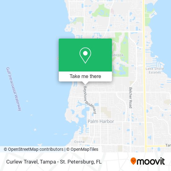 Curlew Travel map