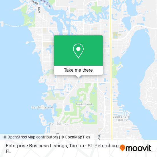 Enterprise Business Listings map