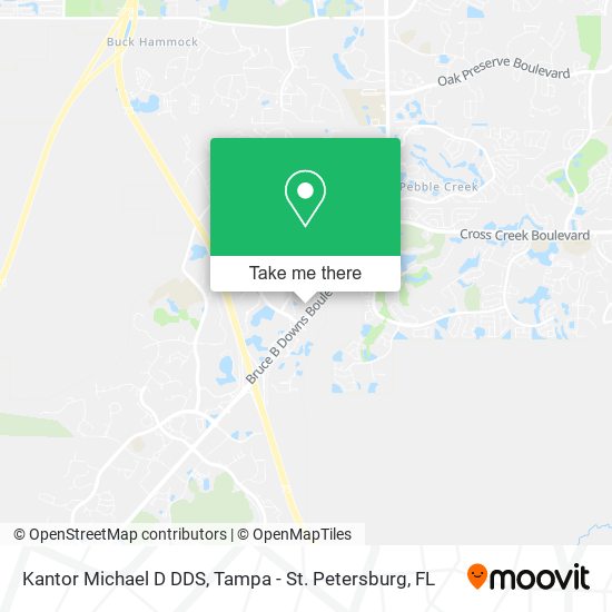 Kantor Michael D DDS map