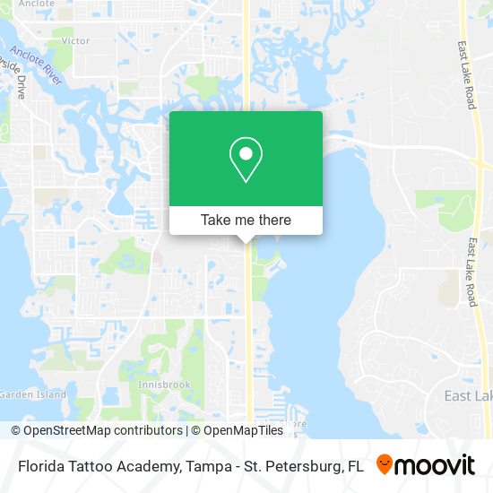 Florida Tattoo Academy map