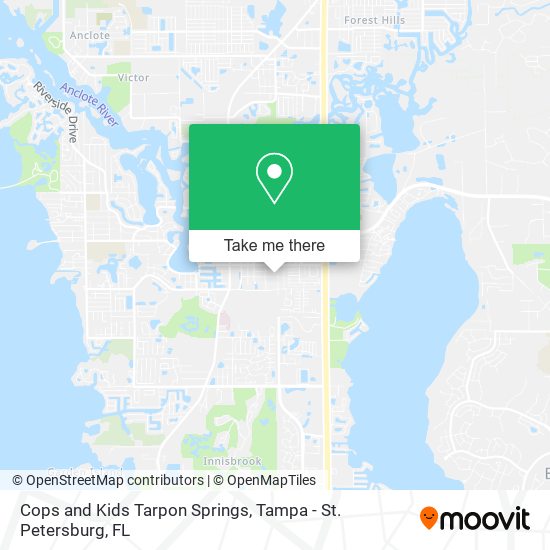 Mapa de Cops and Kids Tarpon Springs