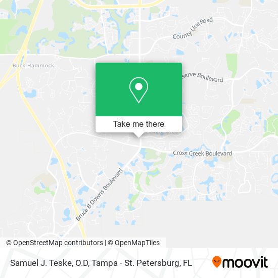 Mapa de Samuel J. Teske, O.D