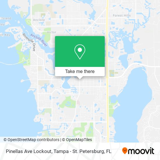 Pinellas Ave Lockout map