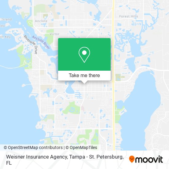 Mapa de Weisner Insurance Agency