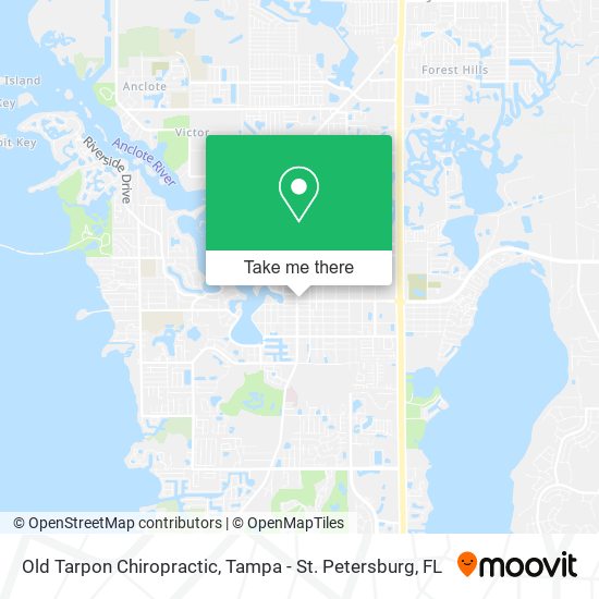 Old Tarpon Chiropractic map