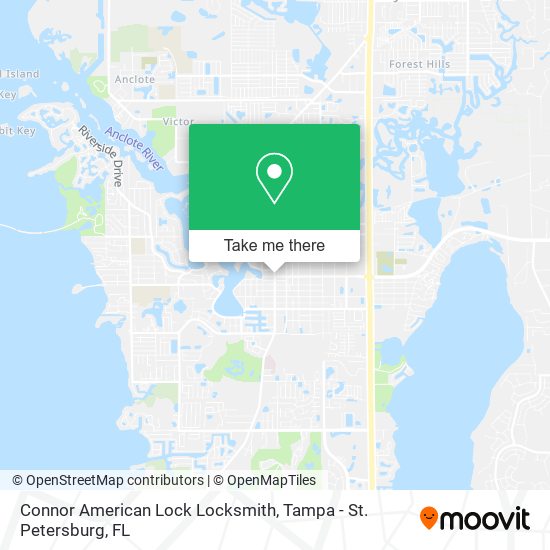 Connor American Lock Locksmith map