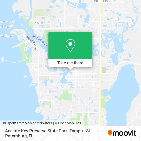 Mapa de Anclote Key Preserve State Park