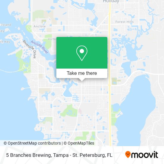 5 Branches Brewing map