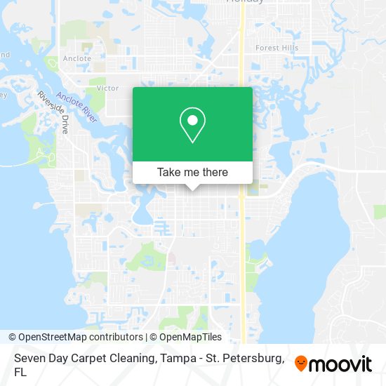 Seven Day Carpet Cleaning map
