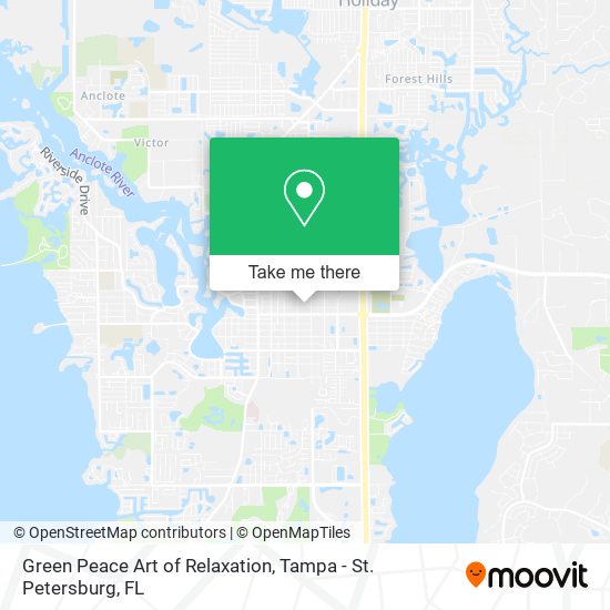 Green Peace Art of Relaxation map