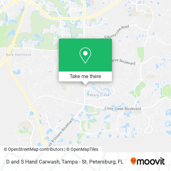 Mapa de D and S Hand Carwash