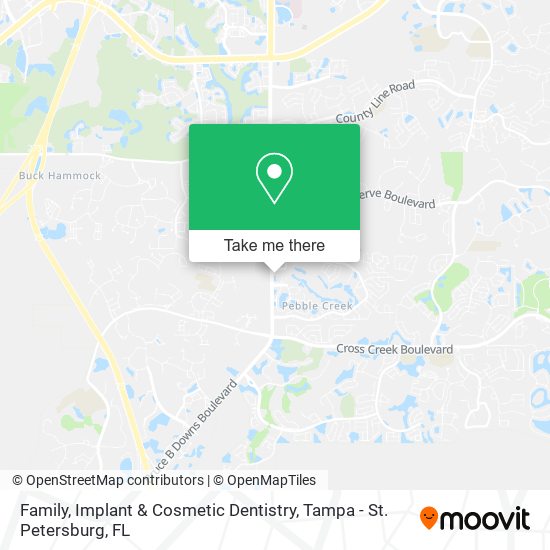 Family, Implant & Cosmetic Dentistry map