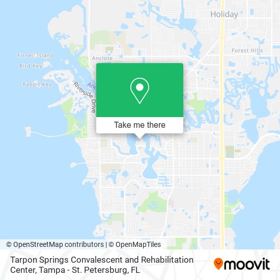 Tarpon Springs Convalescent and Rehabilitation Center map