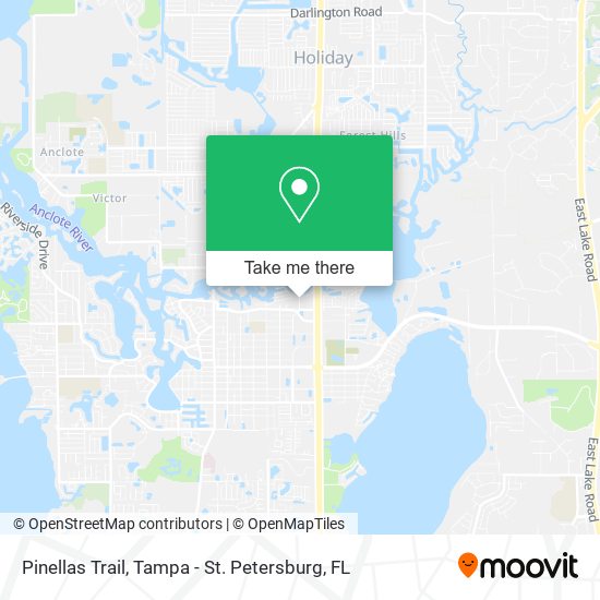 Mapa de Pinellas Trail
