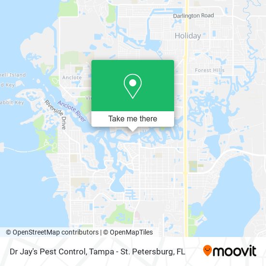 Dr Jay's Pest Control map