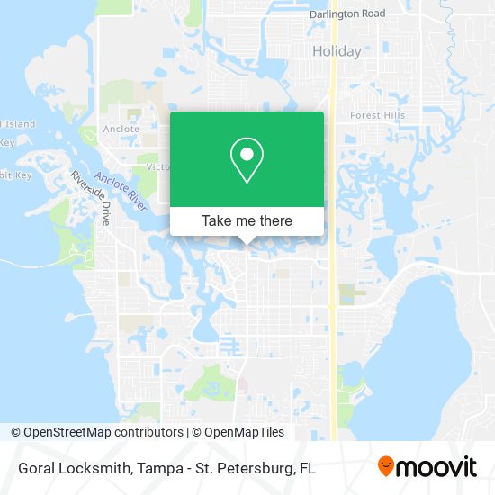 Mapa de Goral Locksmith