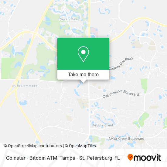 Mapa de Coinstar - Bitcoin ATM