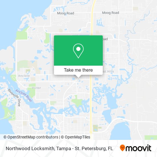Mapa de Northwood Locksmith