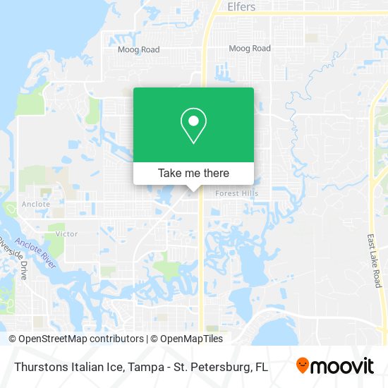 Mapa de Thurstons Italian Ice