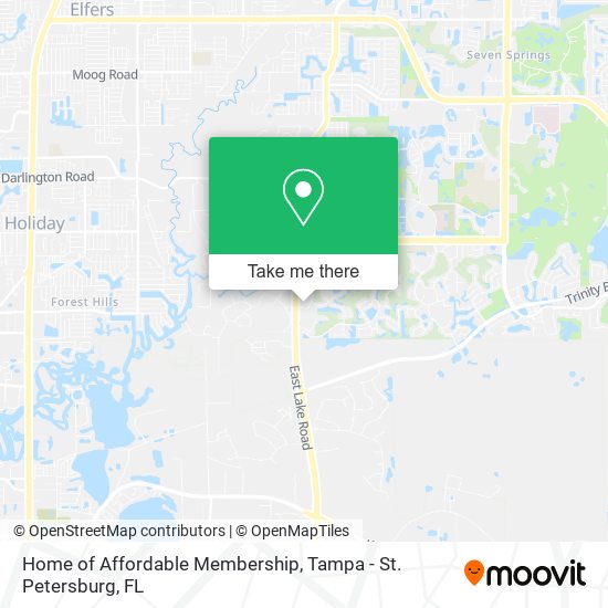 Home of Affordable Membership map