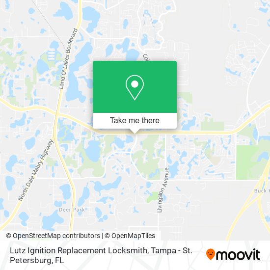 Lutz Ignition Replacement Locksmith map