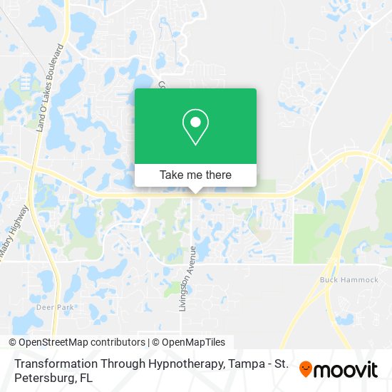 Transformation Through Hypnotherapy map