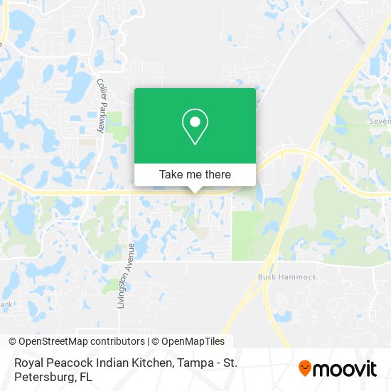 Mapa de Royal Peacock Indian Kitchen