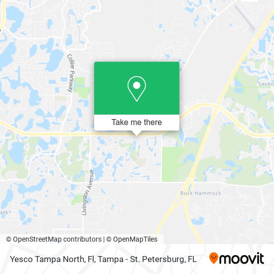 Yesco Tampa North, Fl map