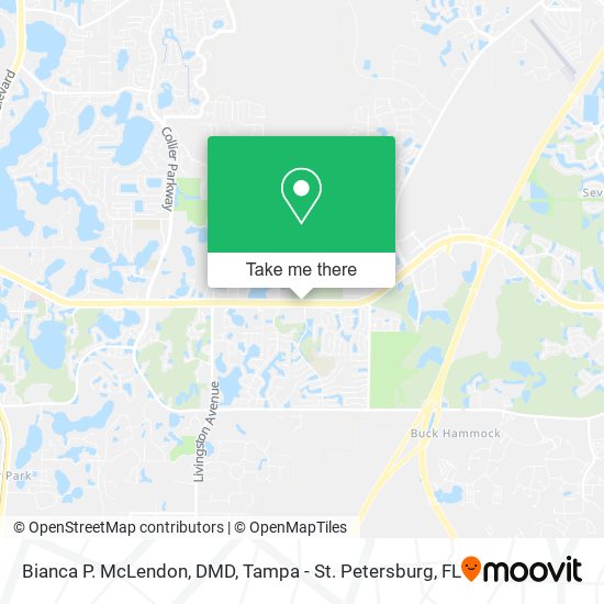 Bianca P. McLendon, DMD map