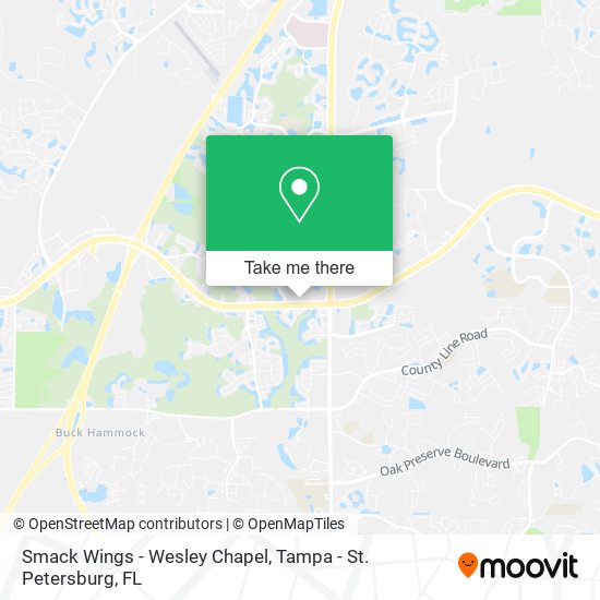 Smack Wings - Wesley Chapel map