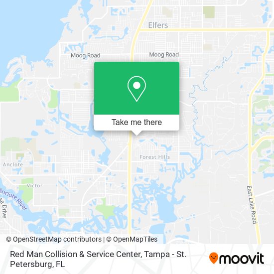 Red Man Collision & Service Center map
