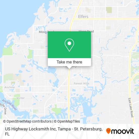 US Highway Locksmith Inc map