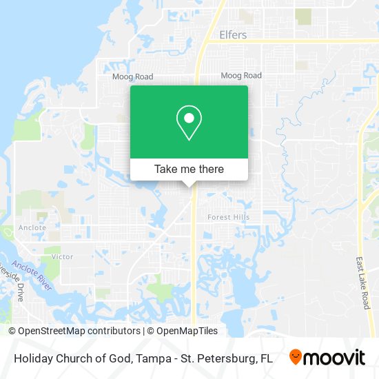 Holiday Church of God map