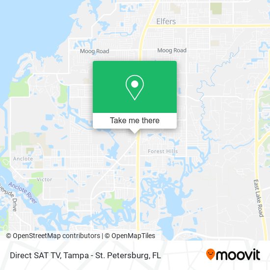 Direct SAT TV map