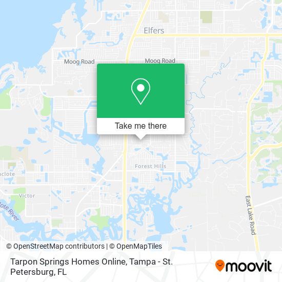 Mapa de Tarpon Springs Homes Online