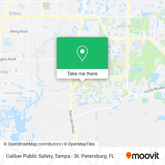 Caliber Public Safety map