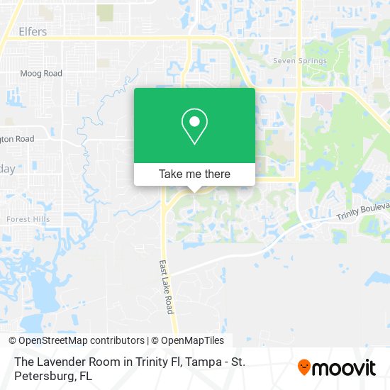 Mapa de The Lavender Room in Trinity Fl