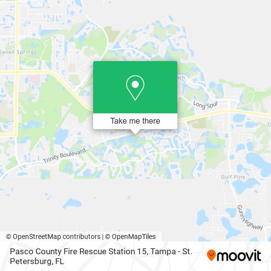 Mapa de Pasco County Fire Rescue Station 15