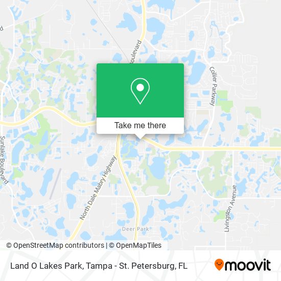 Mapa de Land O Lakes Park