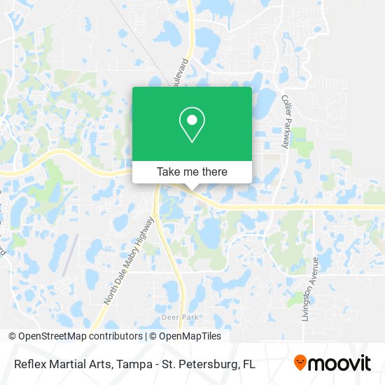 Reflex Martial Arts map