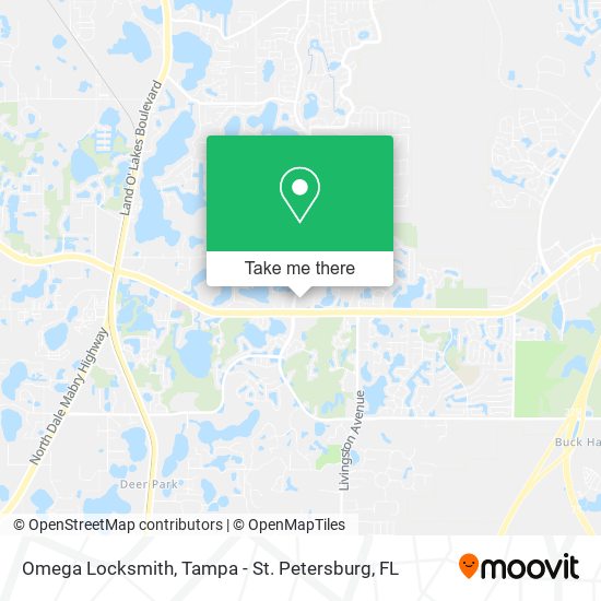 Mapa de Omega Locksmith