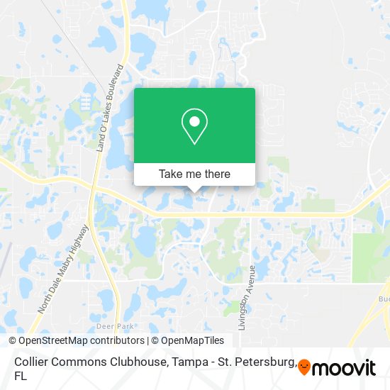 Mapa de Collier Commons Clubhouse