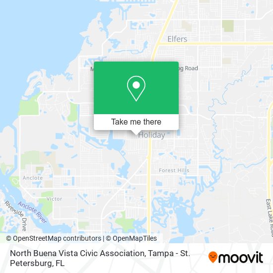 North Buena Vista Civic Association map