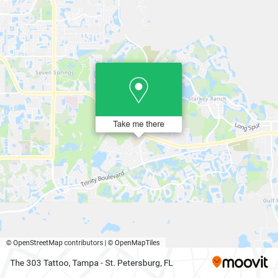 The 303 Tattoo map