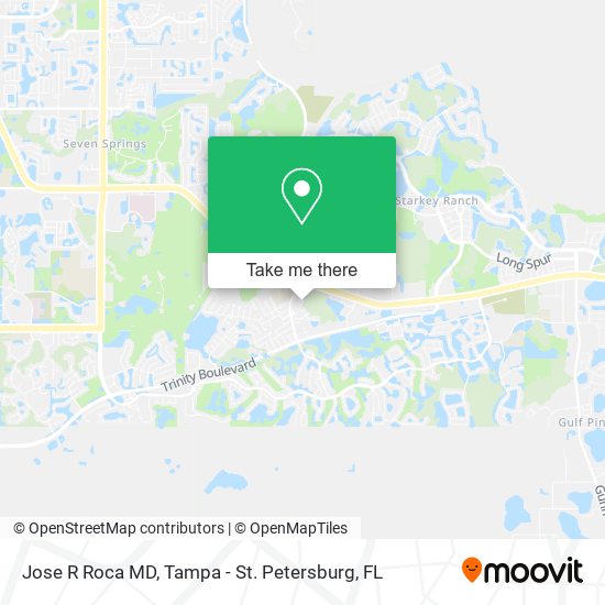 Jose R Roca MD map